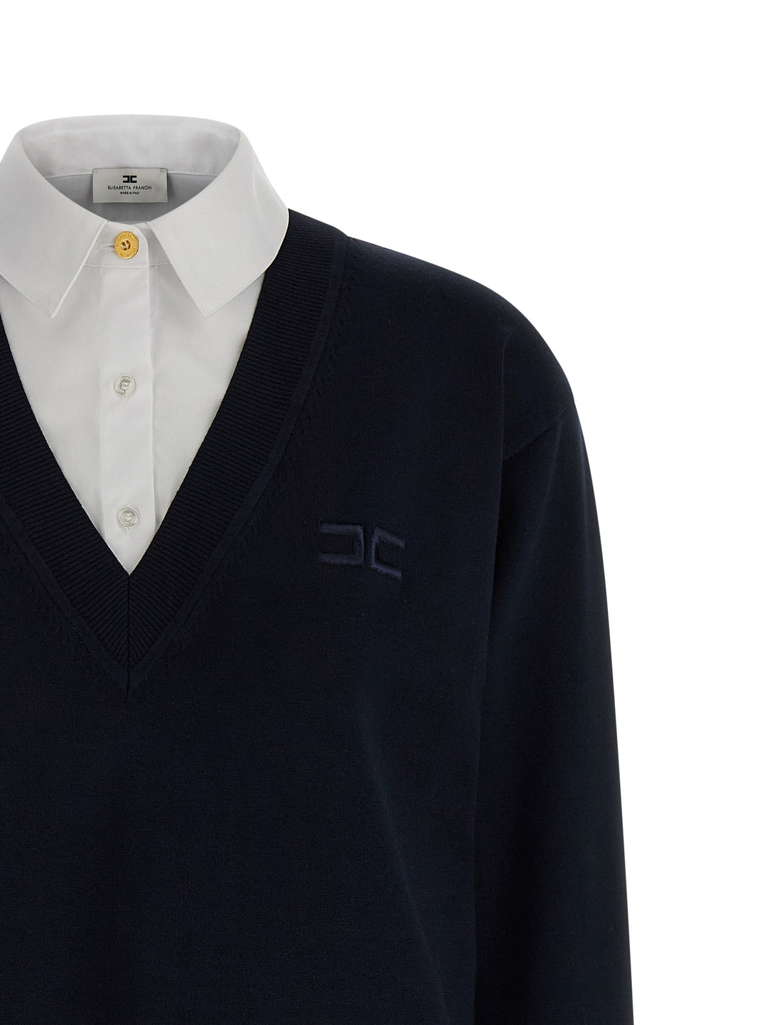 Elisabetta Franchi Multi-Layered Dress Dresses - Blue | f8b154886d24c131bea94291da73ba666ade2c2d