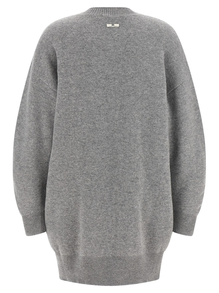 Elisabetta Franchi Necklace Dress Dresses - Gray | 45607d7d3c40342eb982b40c5cae584e3e563caf