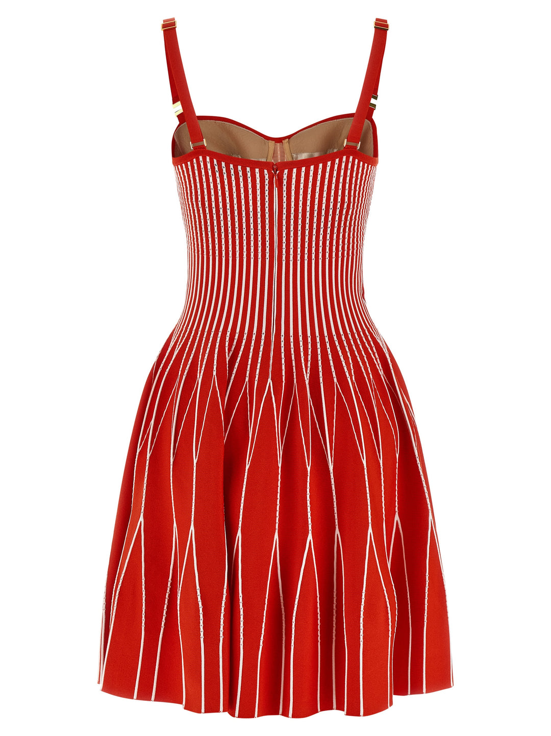 Elisabetta Franchi Knitted Dress Dresses - Red | 19e66749615a40719907bae21de371c3fb0a8a07