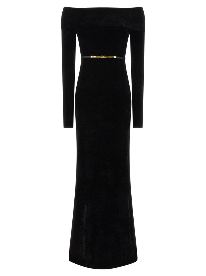 Elisabetta Franchi Red Carpet Dresses - Black | a6f75b6ff1152104926f168d0b89101f944ab3ac