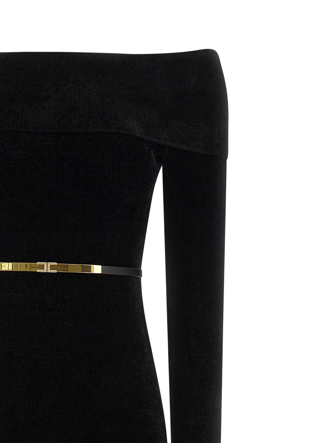 Elisabetta Franchi Red Carpet Dresses - Black | 2419143fdf6ff913619347e2f8d57aa385dca752