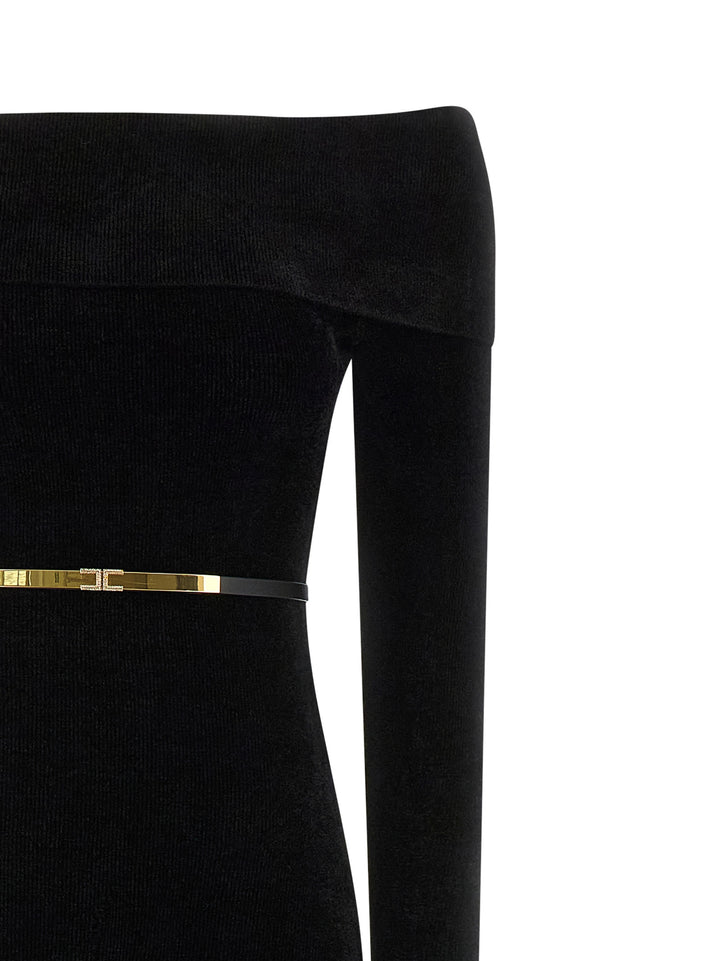 Elisabetta Franchi Red Carpet Dresses - Black | 2419143fdf6ff913619347e2f8d57aa385dca752