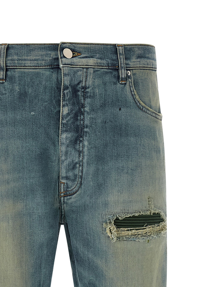 Amiri Amiri Hollywood Mx1 Jeans - Blue | 228904907a09deafc146ddac139dc23114e611a9