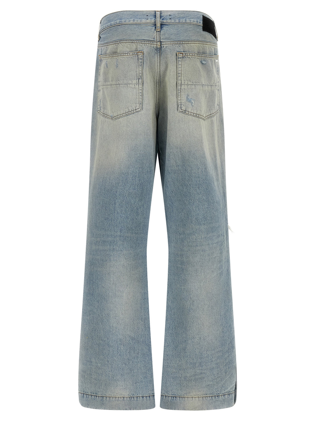 Amiri Mx1 Straight Flare Jeans - Light Blue | bbec836b11e75e621eda25cb0ac1a6a6a81a3044