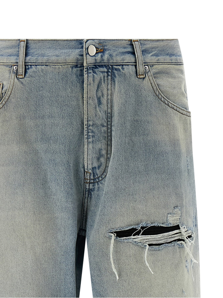 Amiri Mx1 Straight Flare Jeans - Light Blue | b9fdf3e69496d11b444b80ec5ae33d4ff4e9fe25