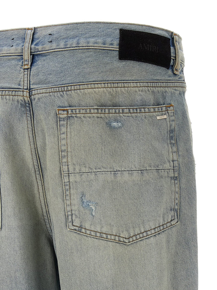 Amiri Mx1 Straight Flare Jeans - Light Blue | 3eb761e40dadab85071729a0f26311785fbdd9ab