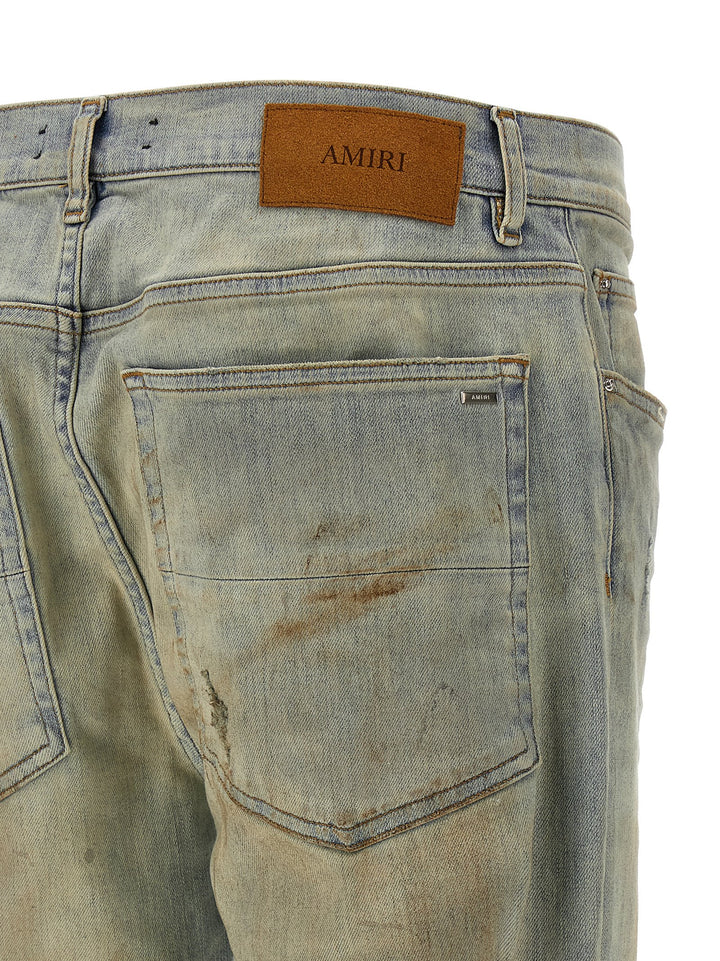 Amiri Suede Mx1 Jeans - Beige | e259426940fcd15d02d0926017da3a7001665f1c