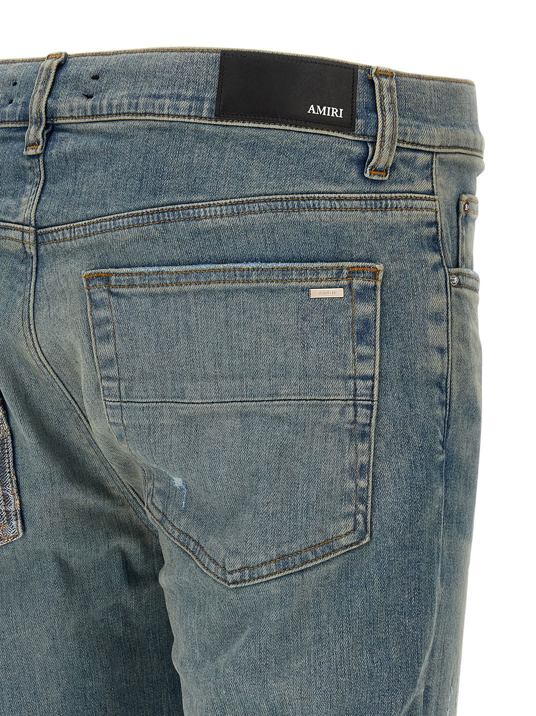 Amiri Crane Mx1 Jeans - Blue | 64abcebb17c6d213b9f8a088cfece42f8e3f3a6d