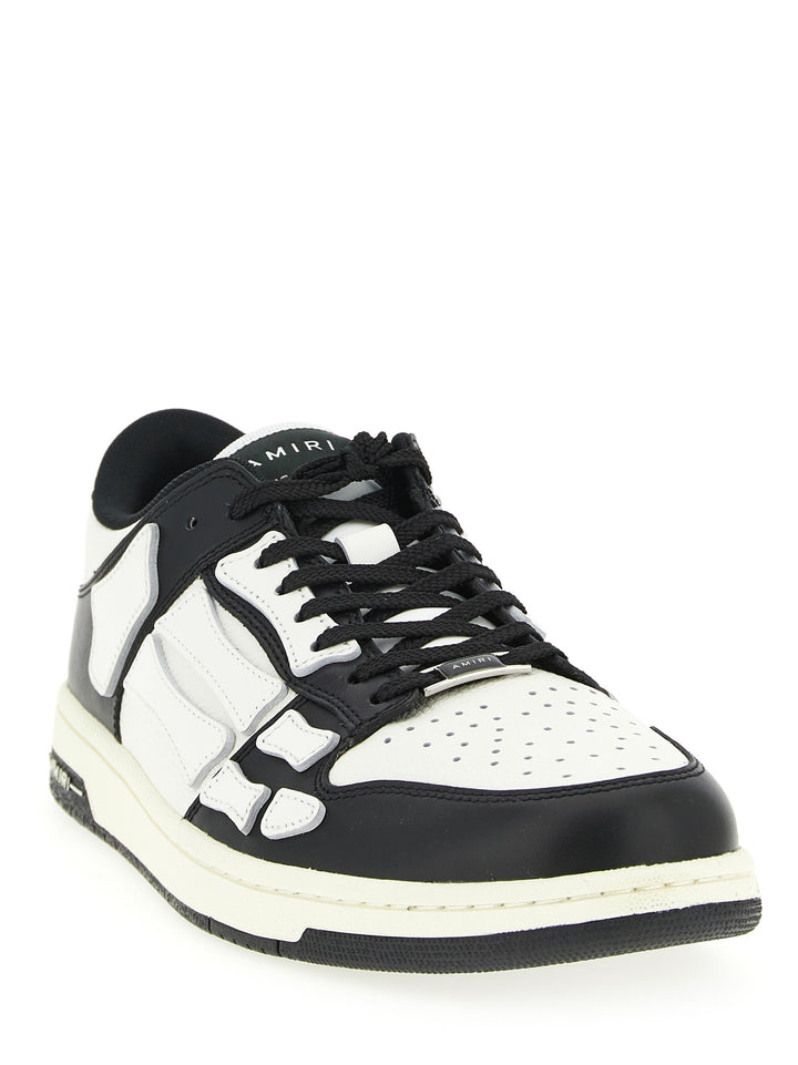 Amiri Skel Low Top Sneakers - White/Black | a5d298add3f3141d135c060baa5e38547d79618a