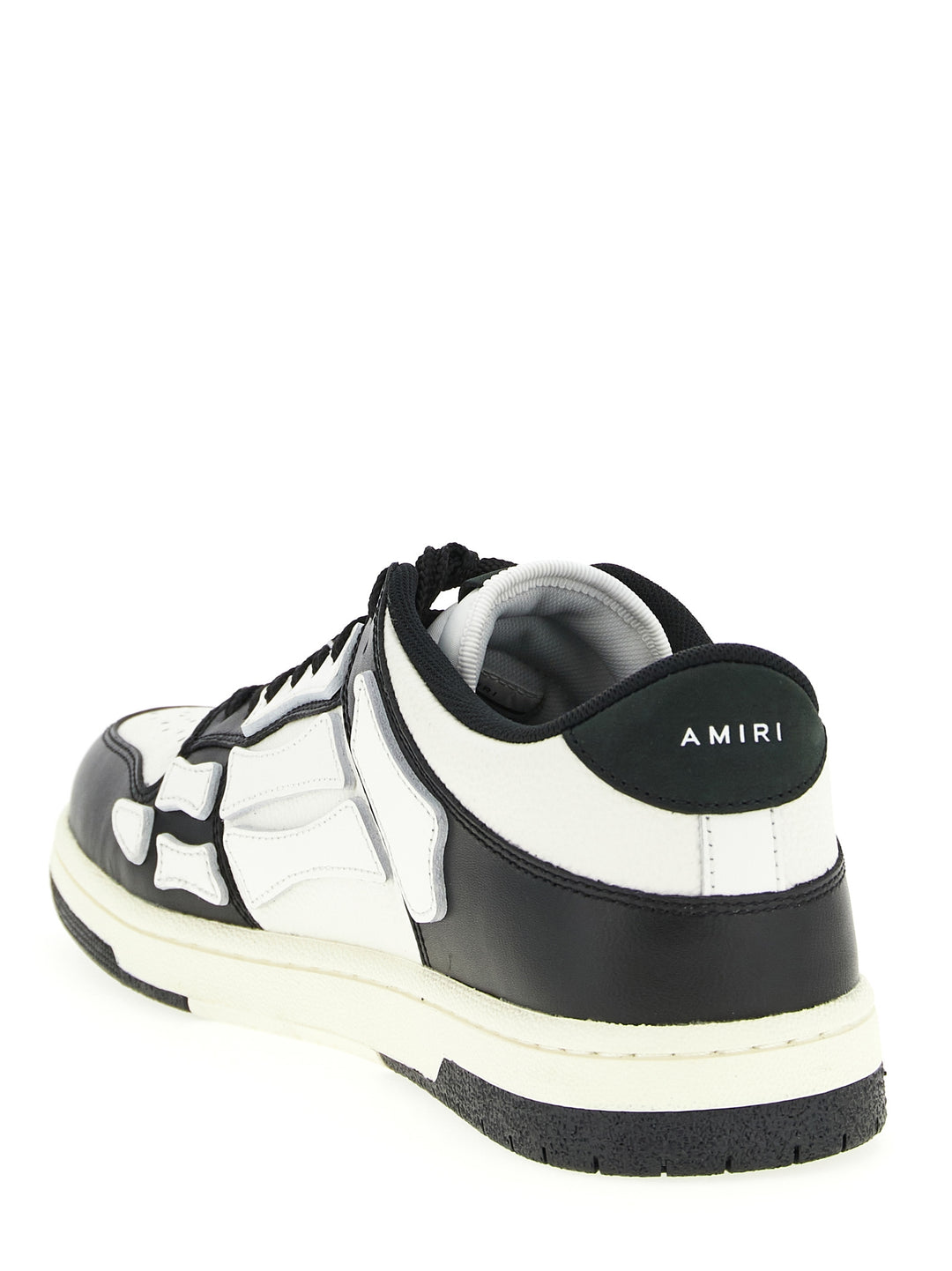 Amiri Skel Low Top Sneakers - White/Black | 0289c0469ac06f248eb756954fe22b226338afa7