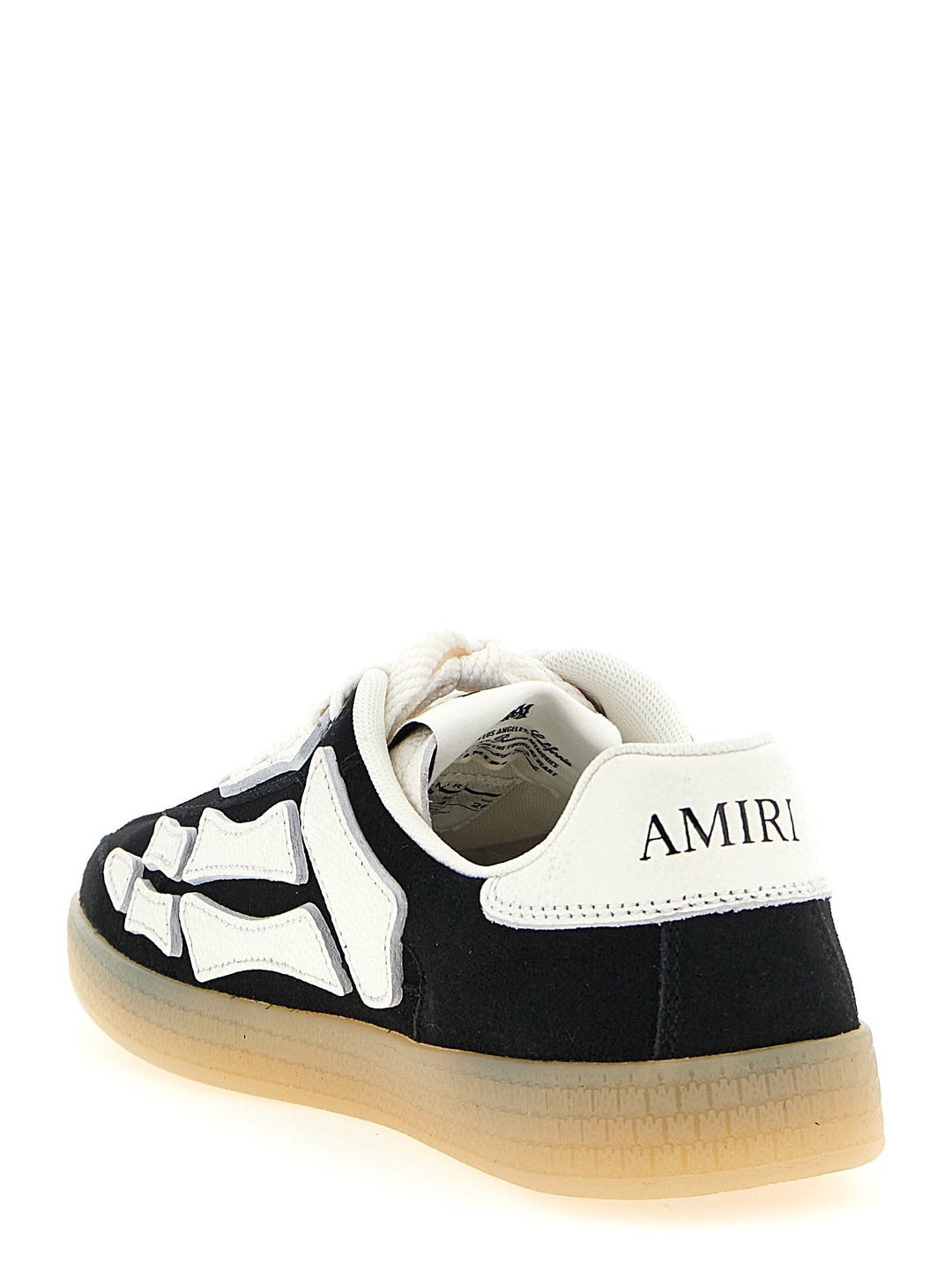 Amiri Pacific Bones Sneakers - White/Black | b947190cbc43a98905c285452694e7ae403aca21
