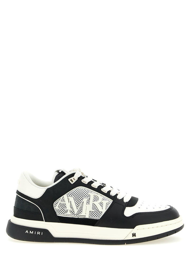 Amiri Ma Quad Debossed Classic Low Sneakers - White/Black | 2e81a304668f987ed4145d41273e23c70b5f0629