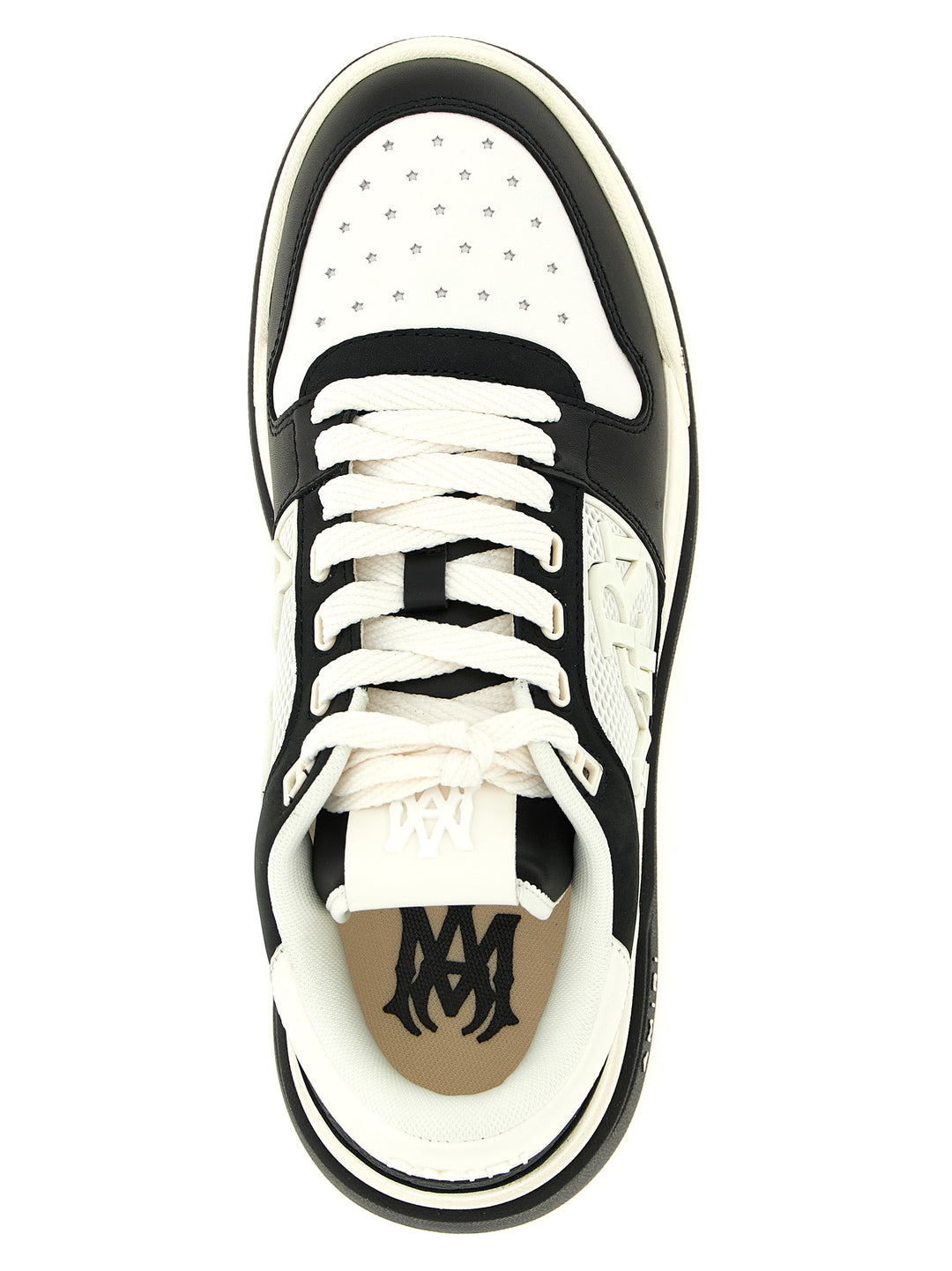 Amiri Ma Quad Debossed Classic Low Sneakers - White/Black | a89cfcd7fc8b1b5ca26961593485806a86d7cf96