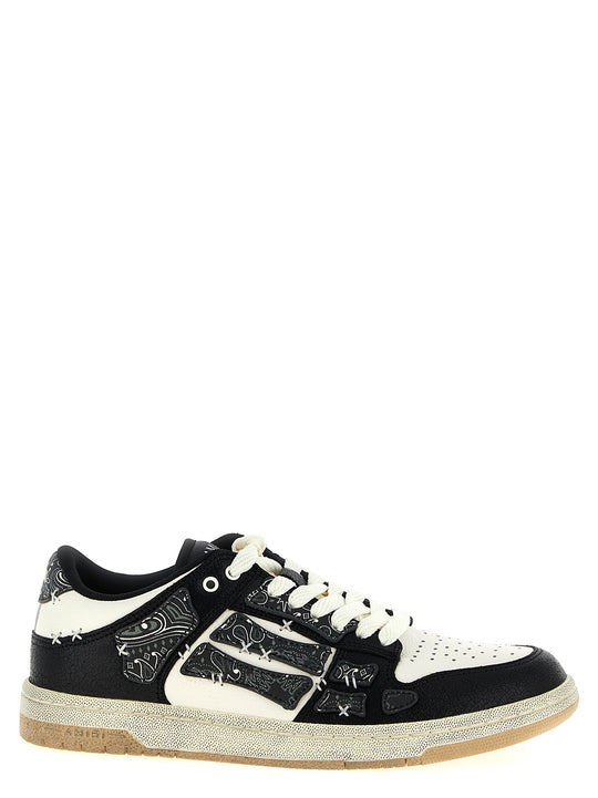 Bandana Skel Top Low Sneakers Black