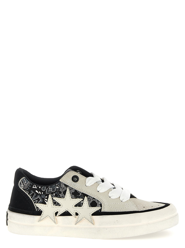 Amiri Bandana Sunset Skate Sneakers - White/Black | e1133470f0bbd6f0542178220d8b1df98e74e080