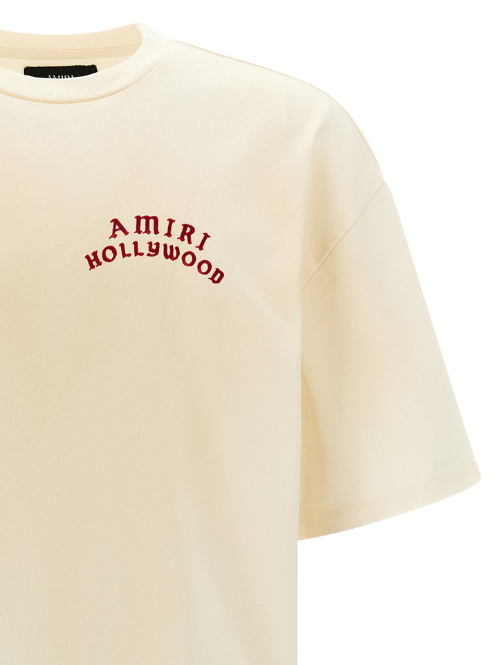 Amiri Amiri Hollywood T-shirt - Beige | 6da808f7250c4e47f152590e3c21b3935d0c6f54