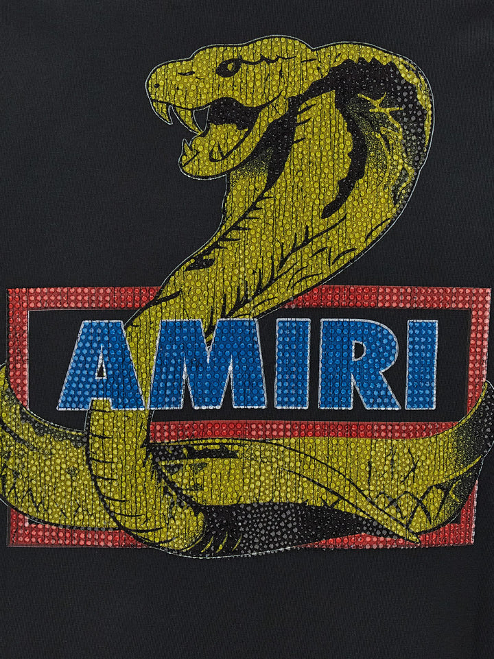 Amiri Amiri Crystal Cobra T-shirt - Black | f7dcc701188052434eba1b1bb1d602fa84cdd77c