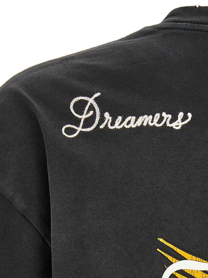 Amiri Crystal Eagle Tee T-shirt - Black | 70670f9d8962388f49753457c7d33a9bfd774952