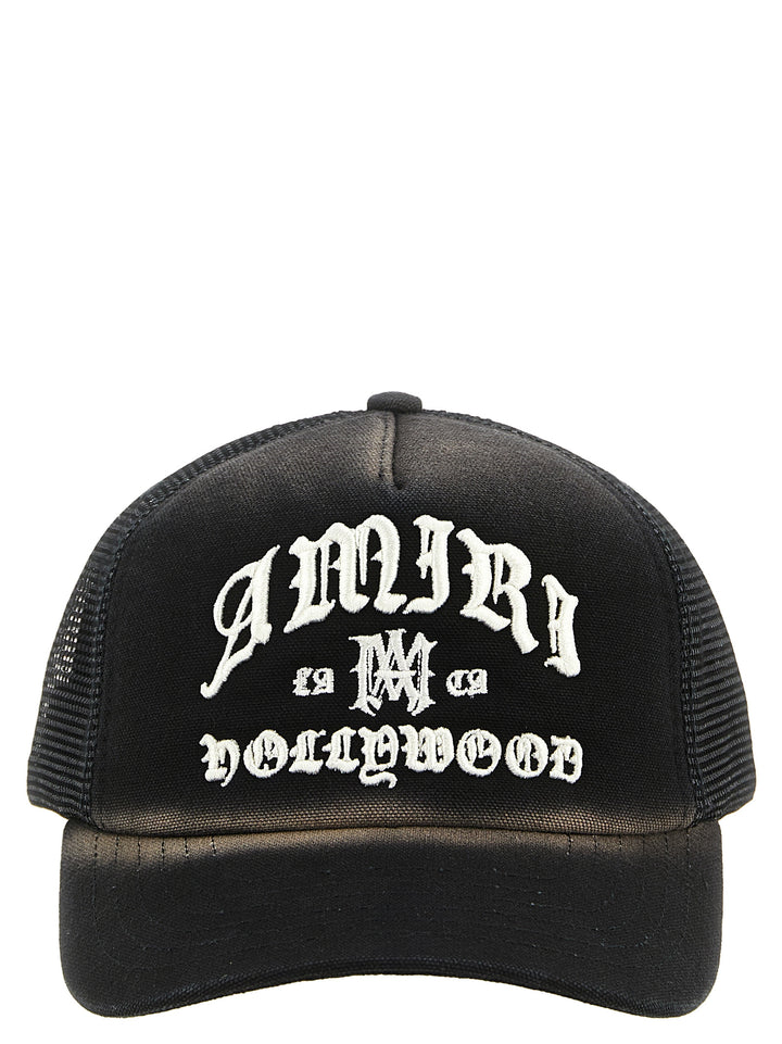 Amiri Amiri Hollywood Trucker Hats - Black | be53b0545404f400455ebb551419a8e486e1fa38
