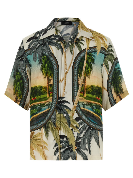 Paradise Bowling Shirt And Blouse Multicolor