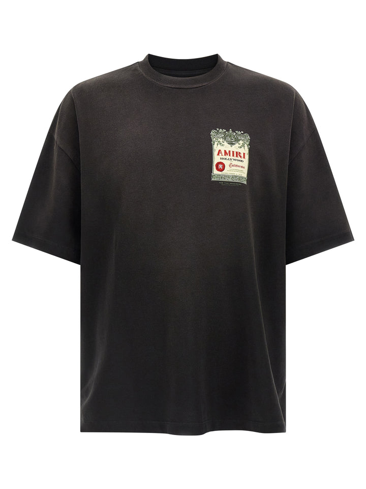 Amiri Chateau Stamp T-shirt - Black | 8b945cbd3864536d9852d243d72c78b46a96491f