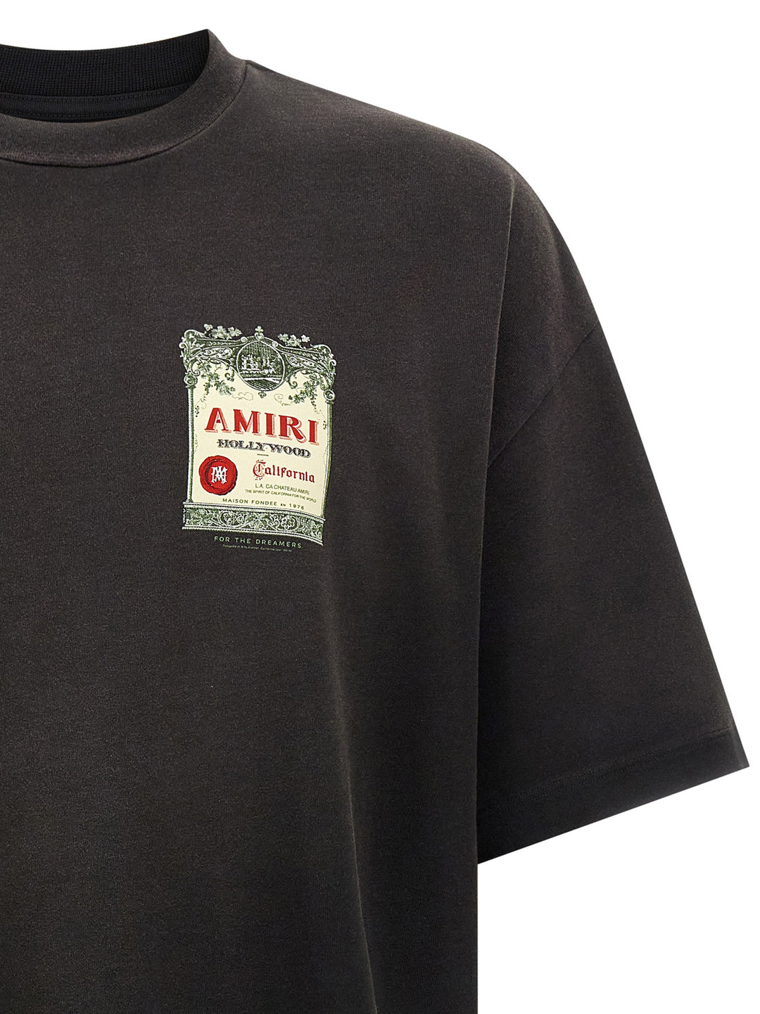 Amiri Chateau Stamp T-shirt - Black | 218a6734760b0641fa58ccb607e03950f4b1d08c
