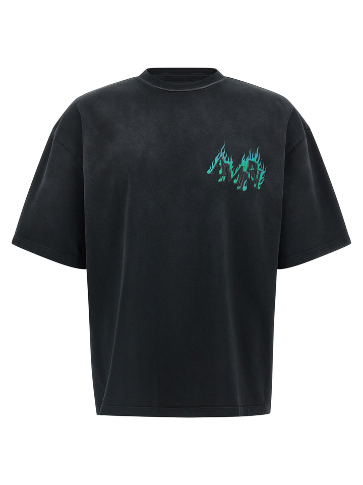 Amiri Flames T-shirt - Black | 9e980f4cf7c86f67ca3dd5a0d1b2d6a96bd99723