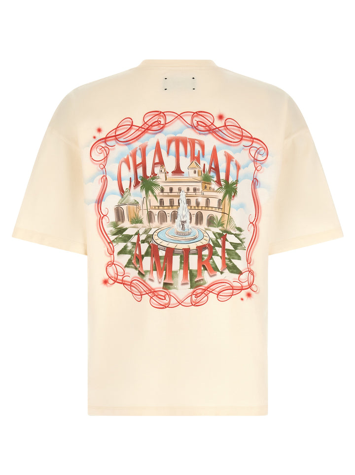 Amiri Chateau Sketch T-shirt - Beige | 27176c6be87882b5ececcef715ec1a3e7c5b8ba7