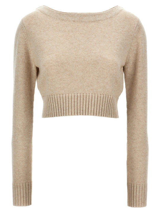 Angri Sweaters And Cardigans Beige