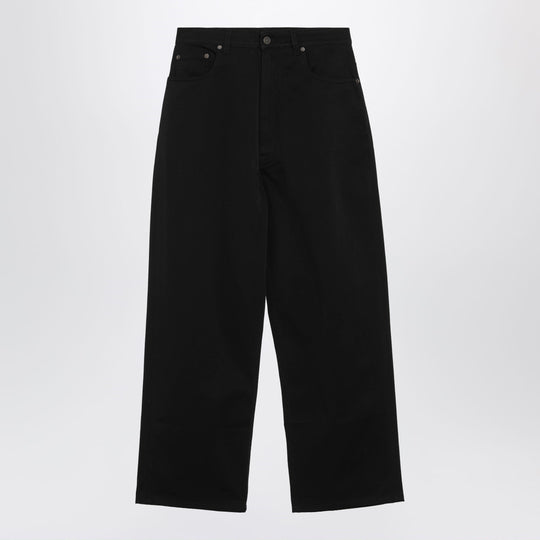 Black Cotton Trousers