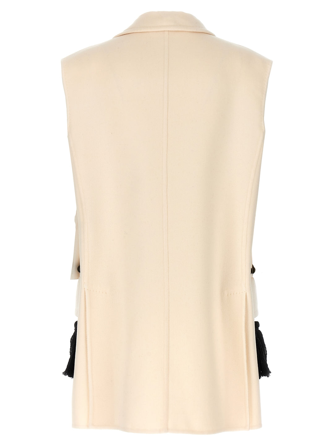 Max Mara Arco Gilet - White/Black | fdb5bfe2cfbf1bce80d4b07e0f3888cfe62600cf
