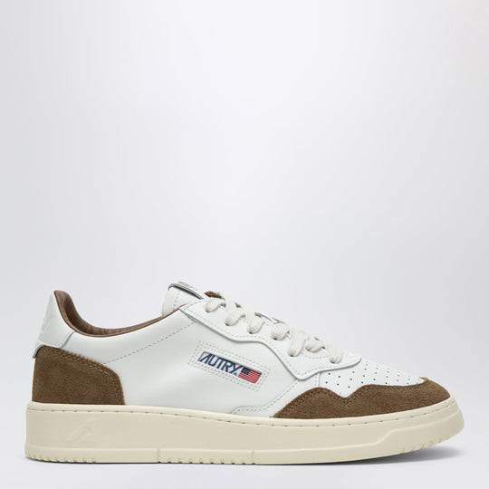 Medalist Low Sneakers In White Leather And Suede
