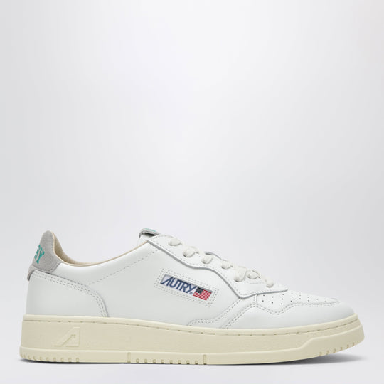 Medalist Low Sneakers In White/Cloud Grey Leather And Suede