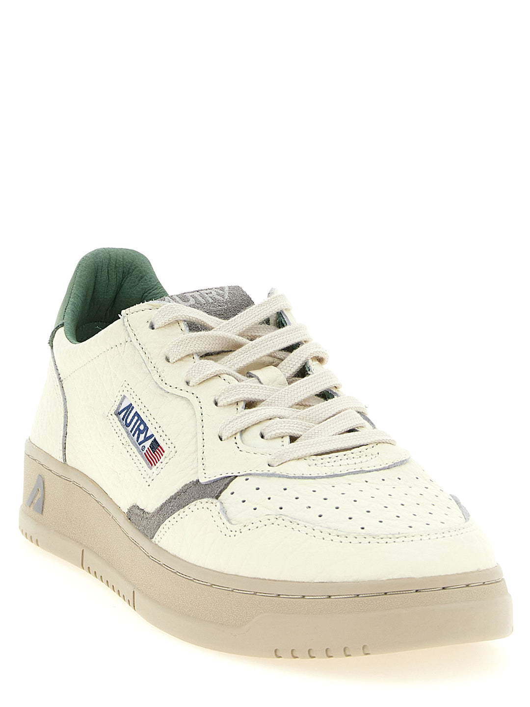 Autry Medalist Low Sneakers - Green | d6414e64432ca8a5dadfa0fa17c165eddac679b2