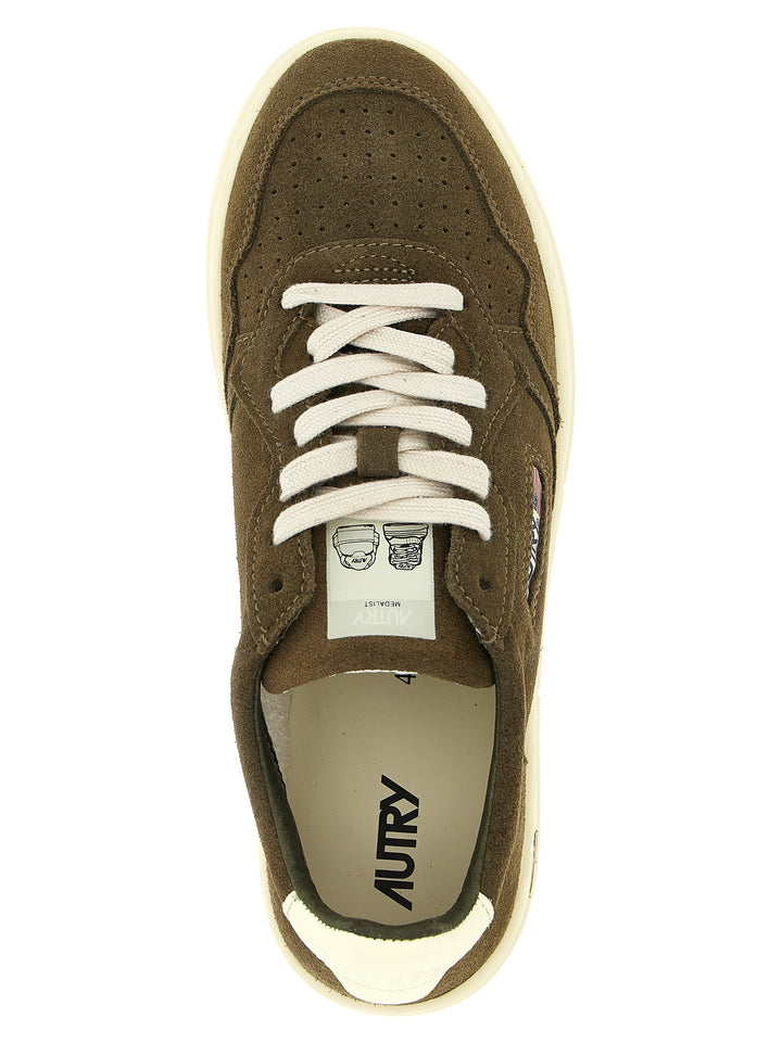 Autry Medalist Low Sneakers - Green | 382722ae12cb0e84d609f0e6b1f28d98dfab9398