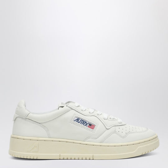 White Leather Medalist Sneakers