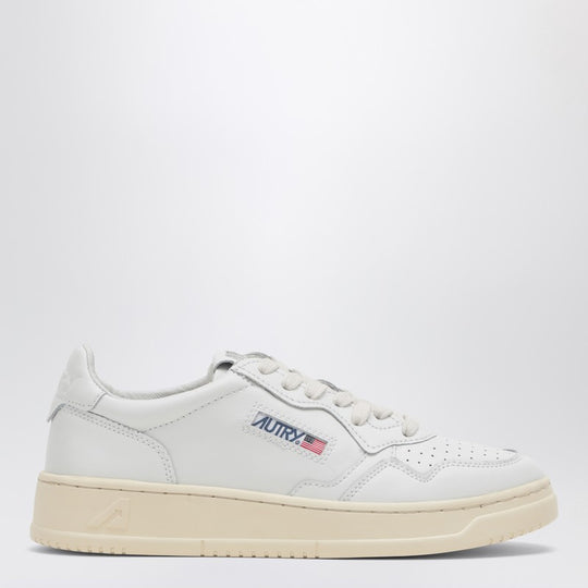 White Leather Medalist Sneakers