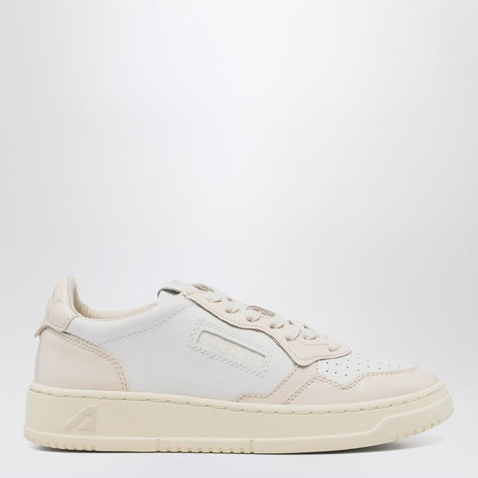 White/Light Pink Medalist Sneakers