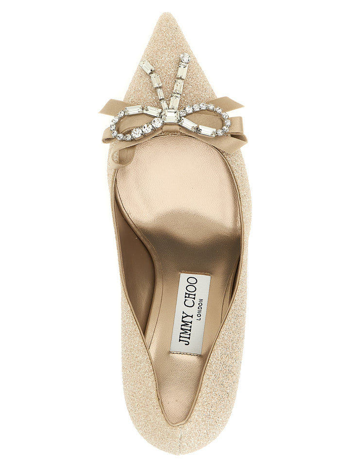 Jimmy Choo Auria Pumps - Gold | f8e74112063bdc34289b8e8b60aa070867450436