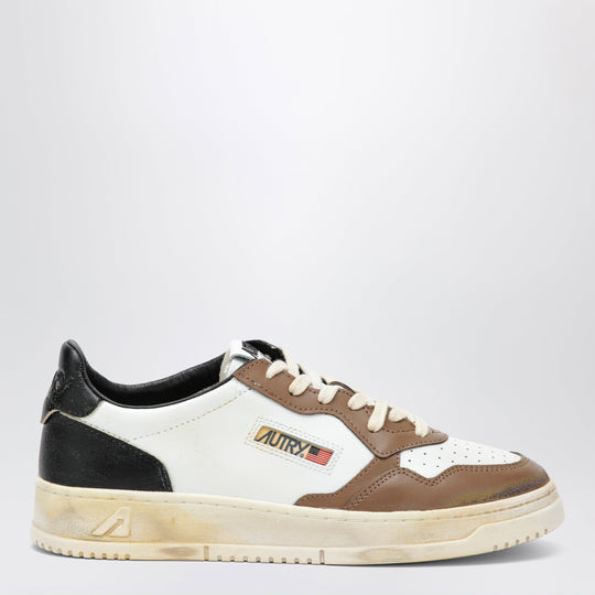 Medalist Low Super Vintage Sneakers In Black/White/Brown