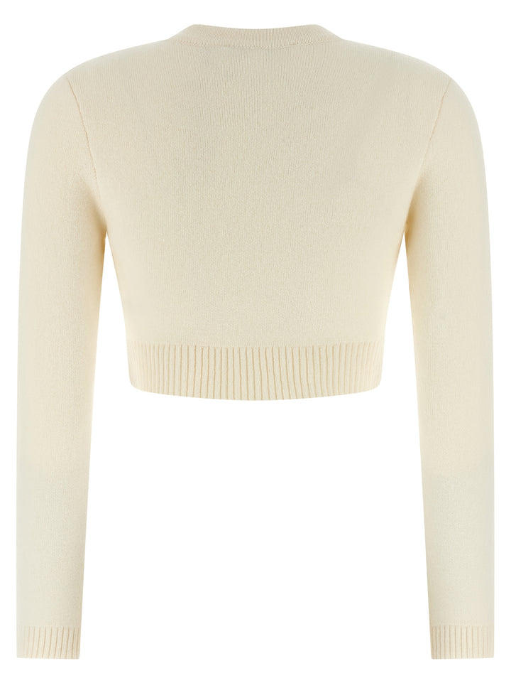 Self Portrait Cream Wool Sweaters and Cardigans - White | 9402795e463265d291ff93589eeb8d2e4b6b2960