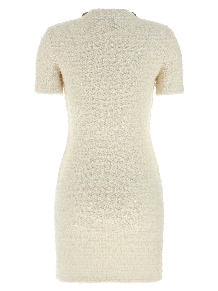 Self Portrait Knitted Dress Dresses - White | 6522460145cb94a1163bff3465b75e446ab6ccf2