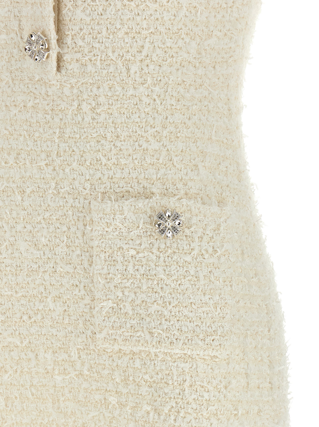 Self Portrait Knitted Dress Dresses - White | 324af20426464eee3e52707631c76913c9ec542f