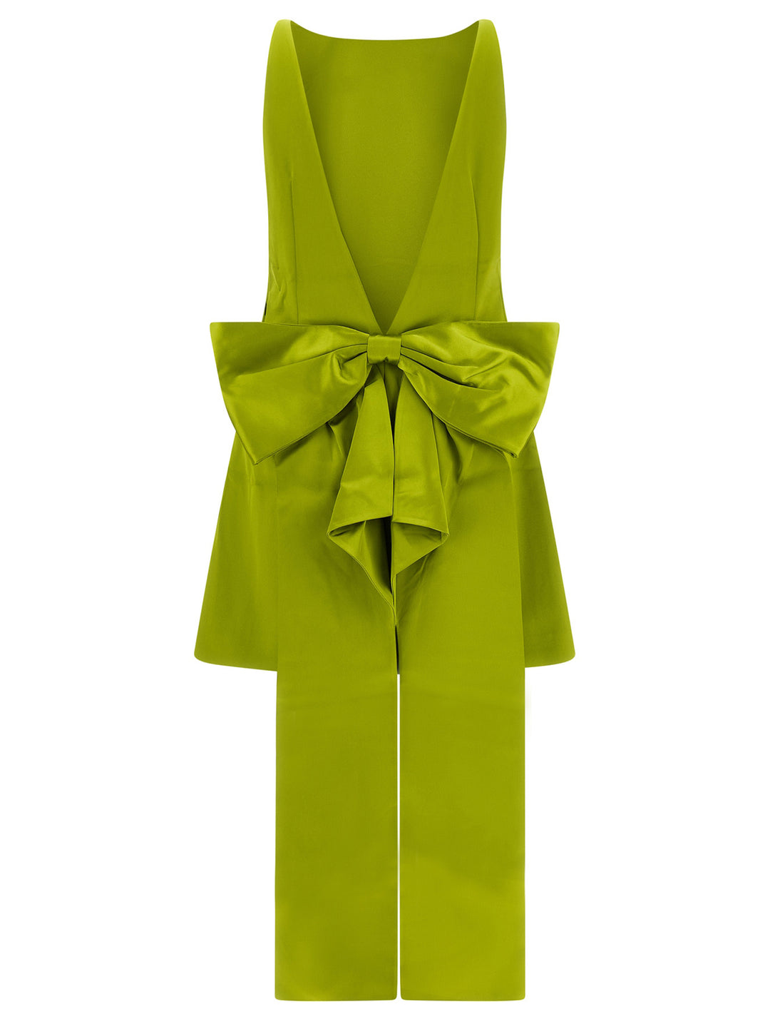 Self Portrait Maxi Bow Dress Dresses - Green | 4487ea84a734a938cf15264337c6901de962dbf8