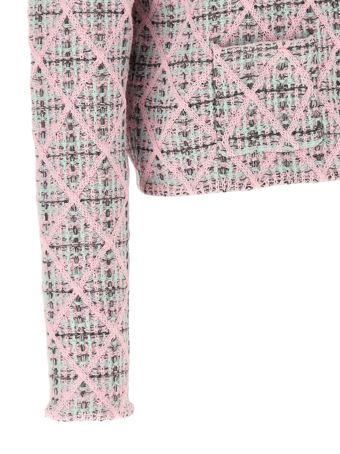 Self Portrait Floral Collar Cardigan Sweaters and Cardigans - Pink | ba56a83cde0abe27363be51ab15feefa34489742