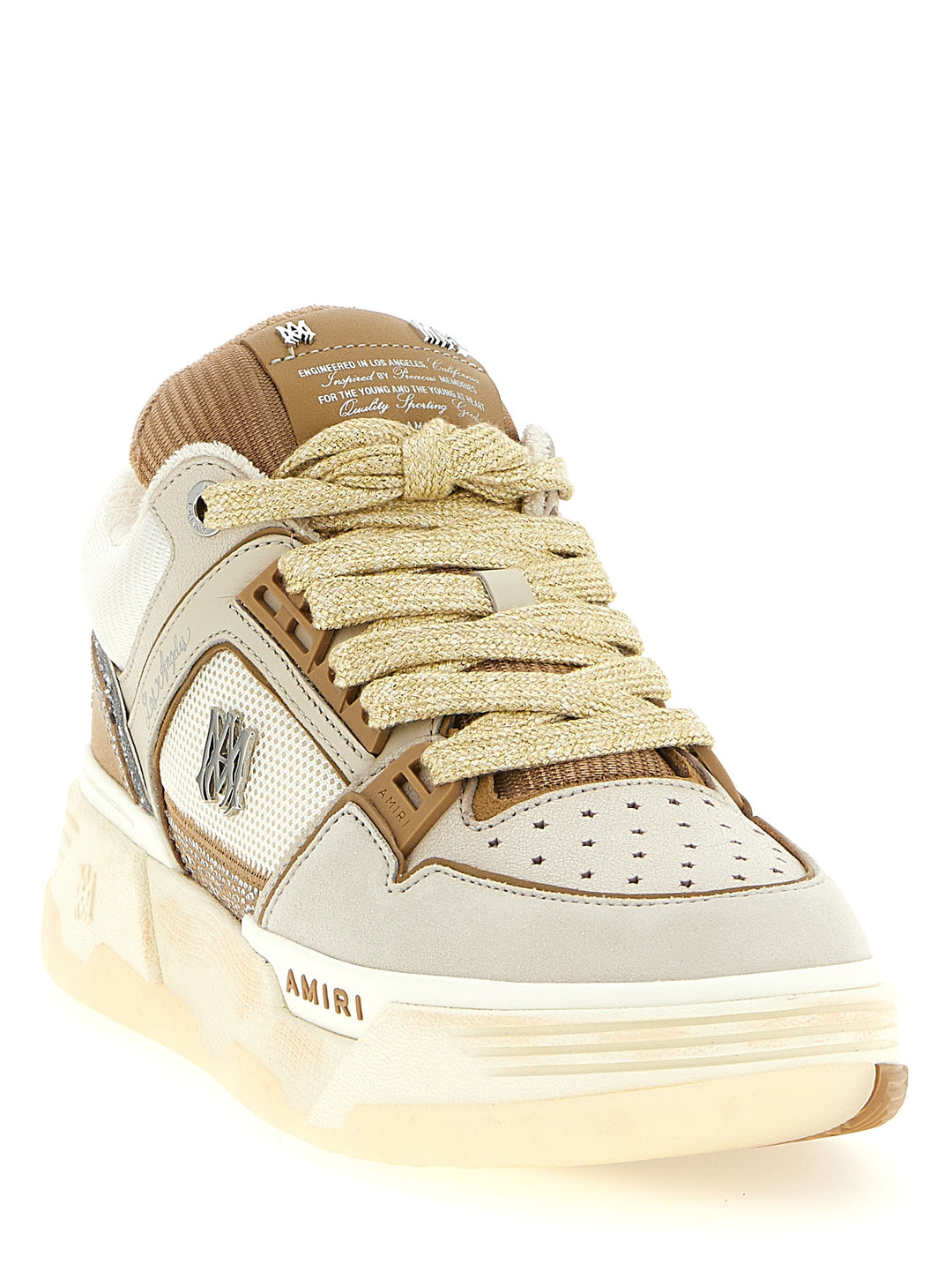 Amiri Crystal Ma-1 Sneakers - Beige | e43405847ee6d8d12d6785f9a29b1a1758d89d45