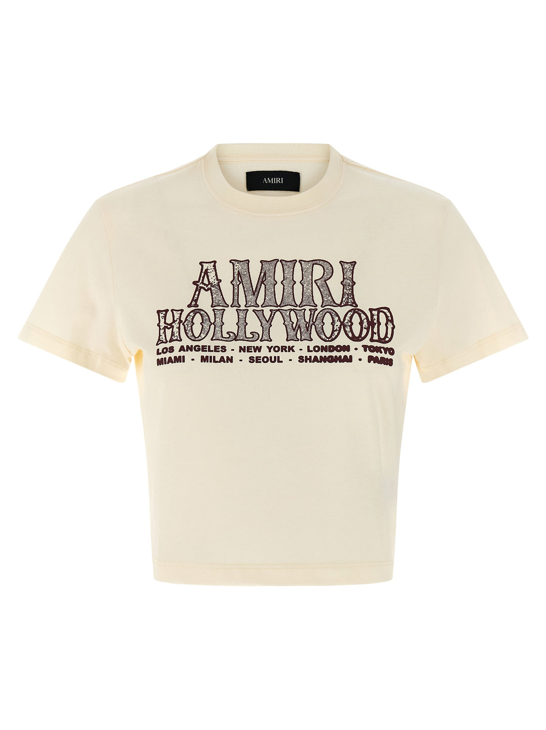 Amiri Hollywood Tee T-shirt - White | 65eea340b28eff161e3ddff3139ce05b9bab8c7a