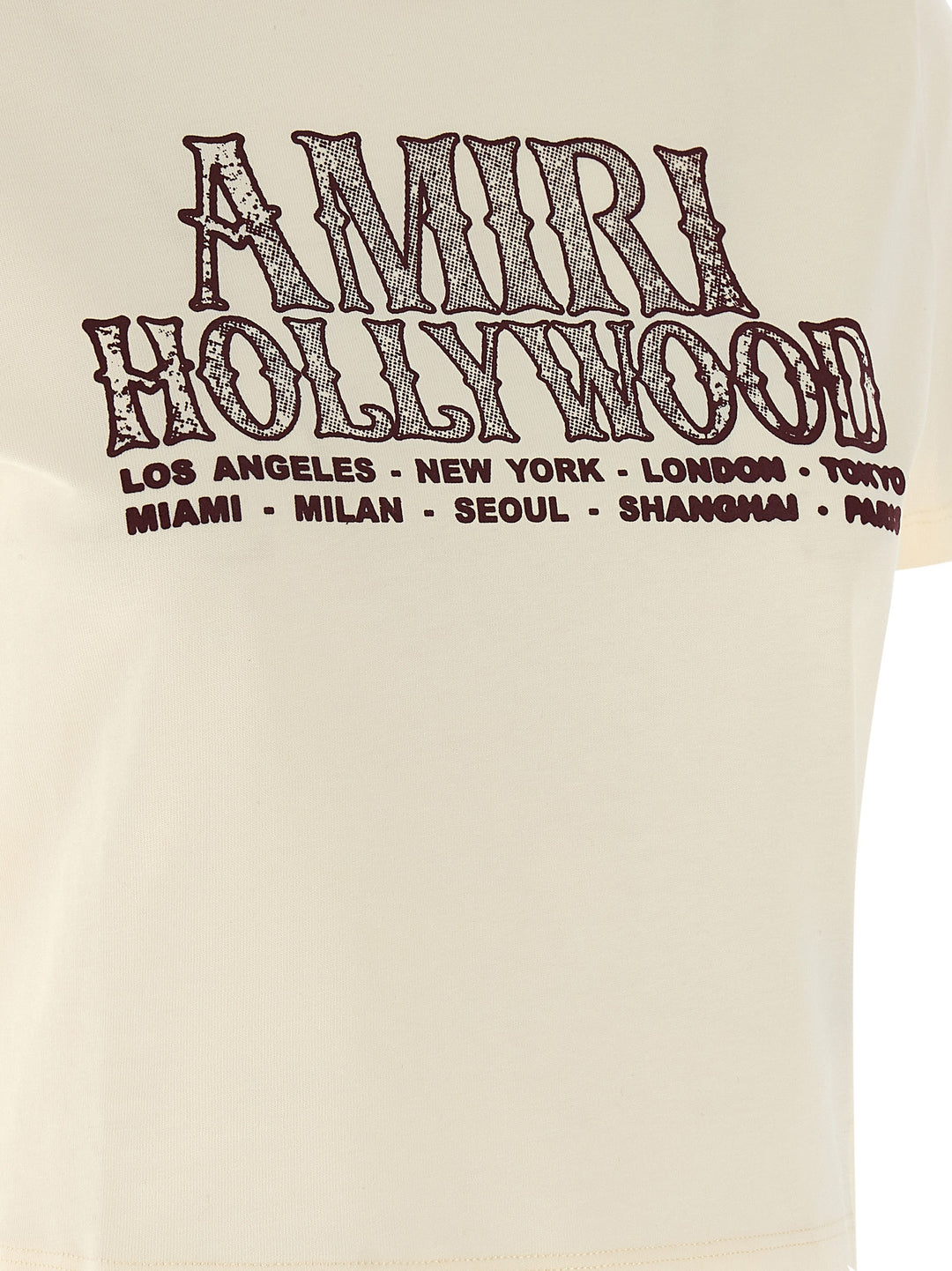 Amiri Hollywood Tee T-shirt - White | 527f738205134014b8333e3b85fbfa117cfb19be