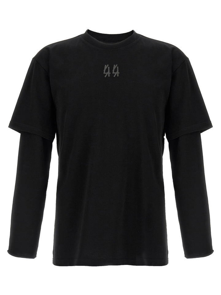 44 Label Classic Double Sleeve T-shirt - Black | a638a751bea6d9c3522d1431fdf7295448511623