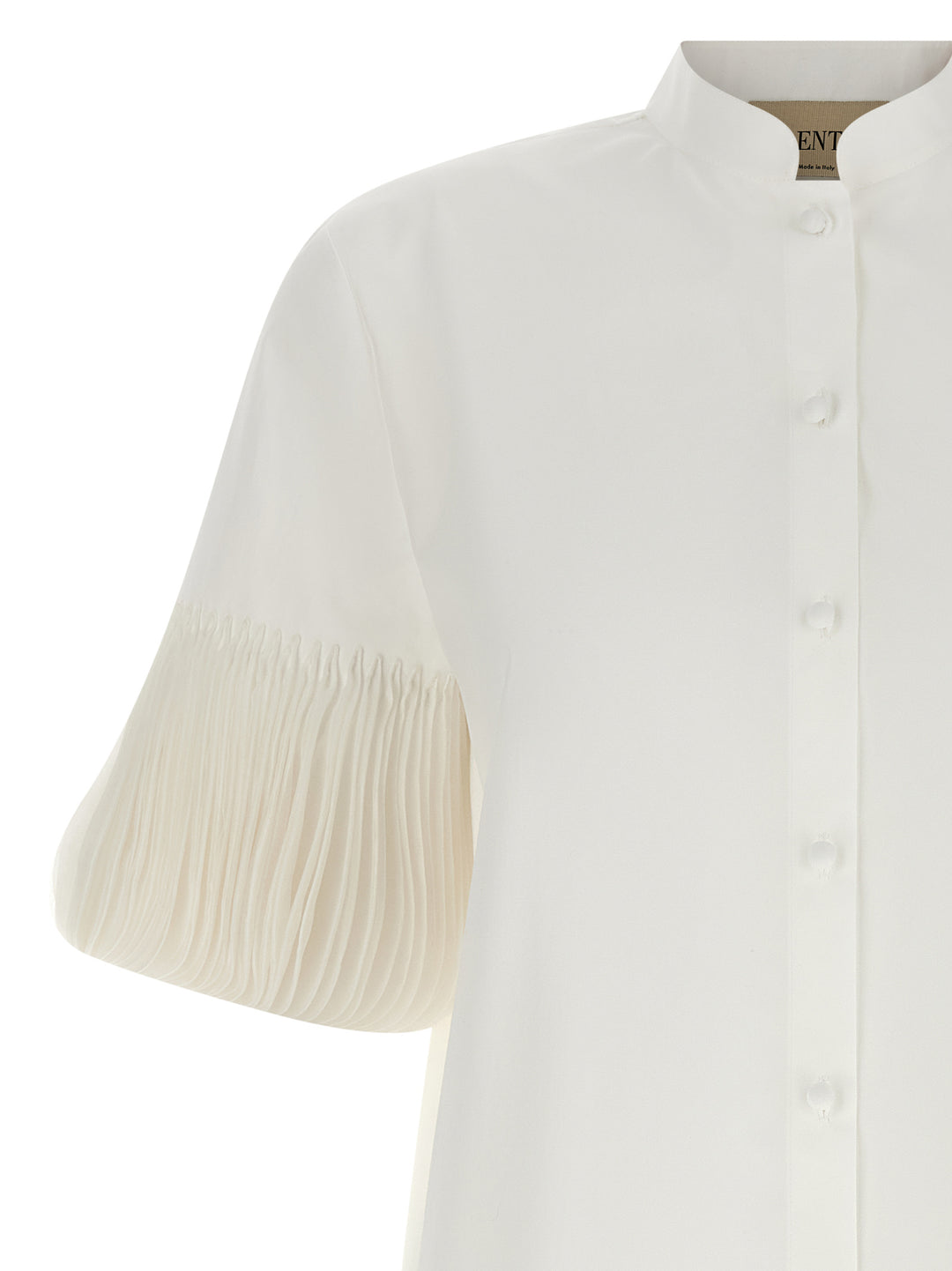Valentino Garavani Valentino Garavani Poplin Embroidered Shirt Shirt and Blouse - White | d035336742d5bed058a16b55c6604db4fef44ac6